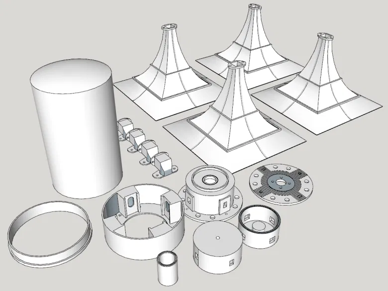 HLS 273 High Power Siren (OLD) - Mẫu nửa tỉ lệ - Image 2