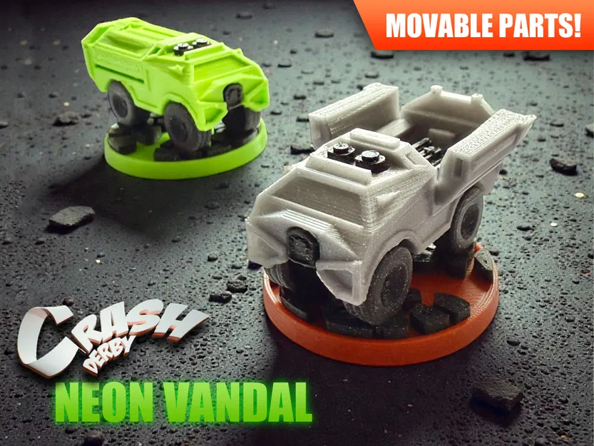 CRASH DERBY FUTURE WARS - NEON VANDAL - Image 1