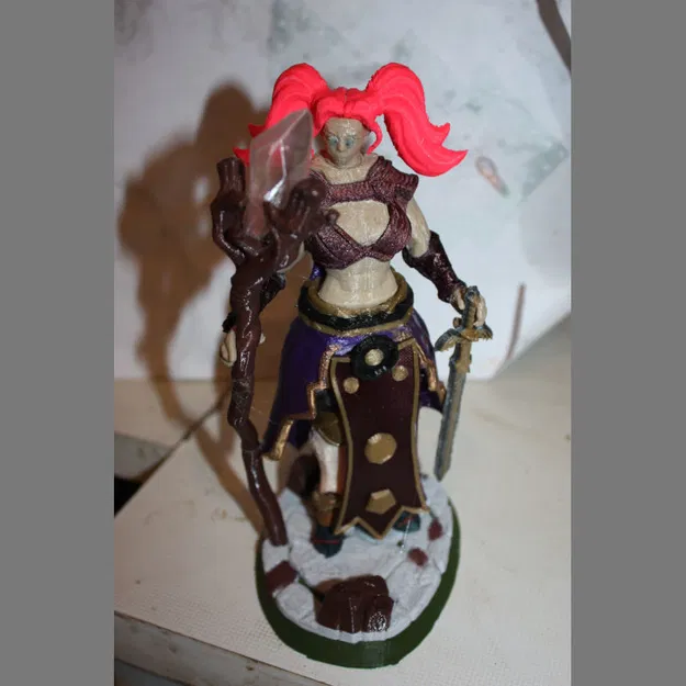 DND Nữ Pháp Sư (Wizard) Miniature Support-free cho in FDM - Image 3
