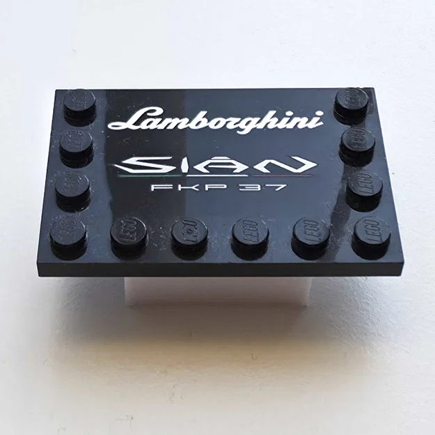 Lamborghini Sian – Wallmount cho bảng tên (LEGO 42115) - Image 4