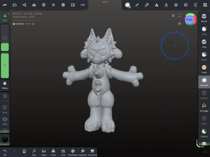 Mô hình tượng Lucario phong cách (stylized lucario figure) - Image 1