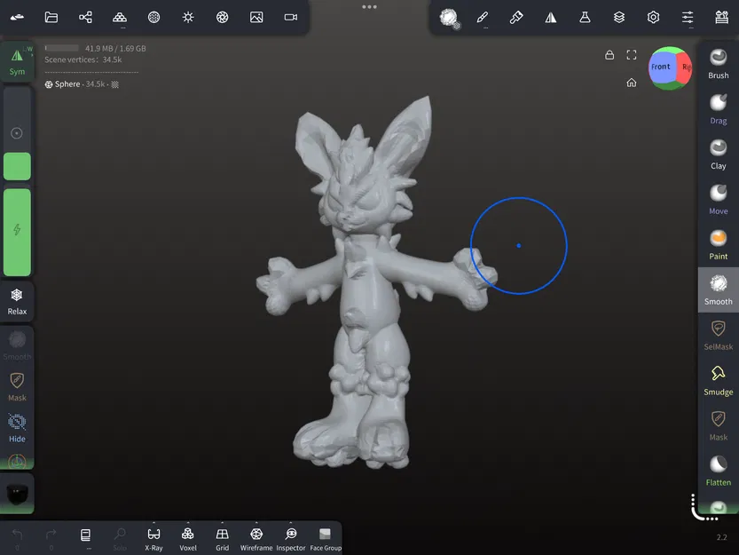 Tượng Cinderace phong cách stylized - Image 1