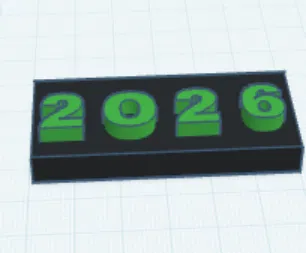 Bảng trang trí “2026” - Image 1