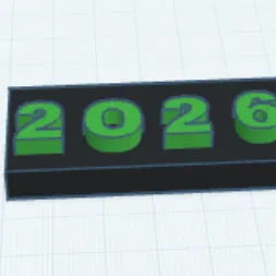 Bảng trang trí “2026”