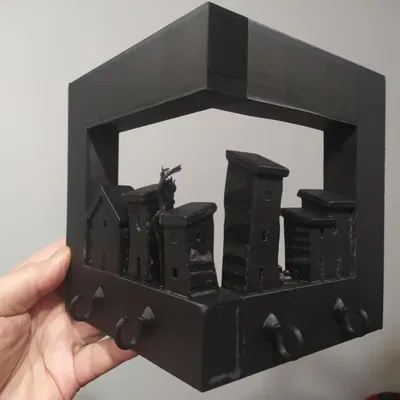 Móc treo chìa khóa gắn tường Key Keeper “Old Town”