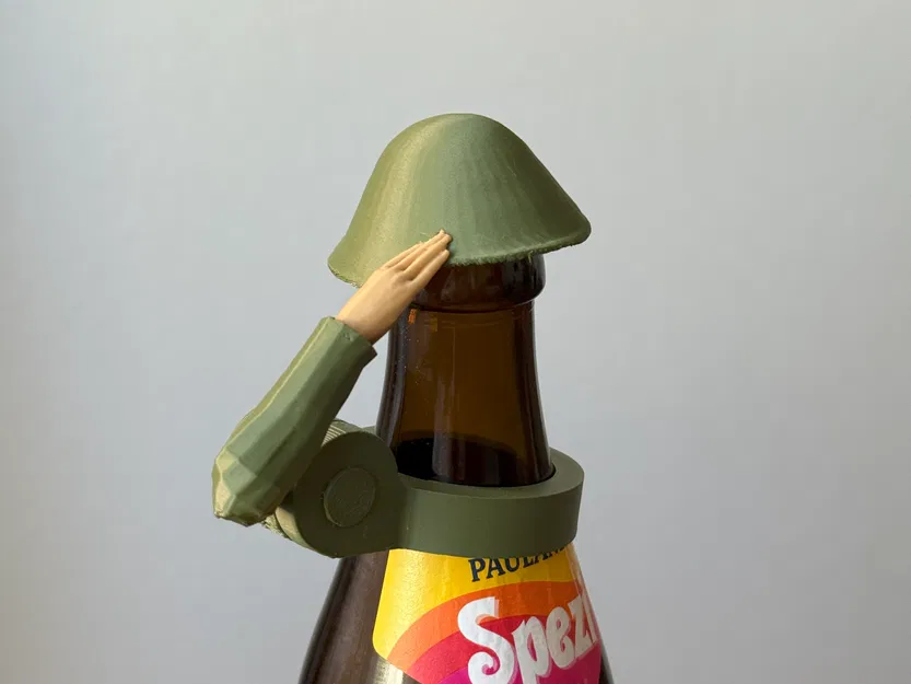 NVA M56 - Mũ đội chai bia (Beer Bottle Helmet / Bier Flaschen Helm) - Image 2