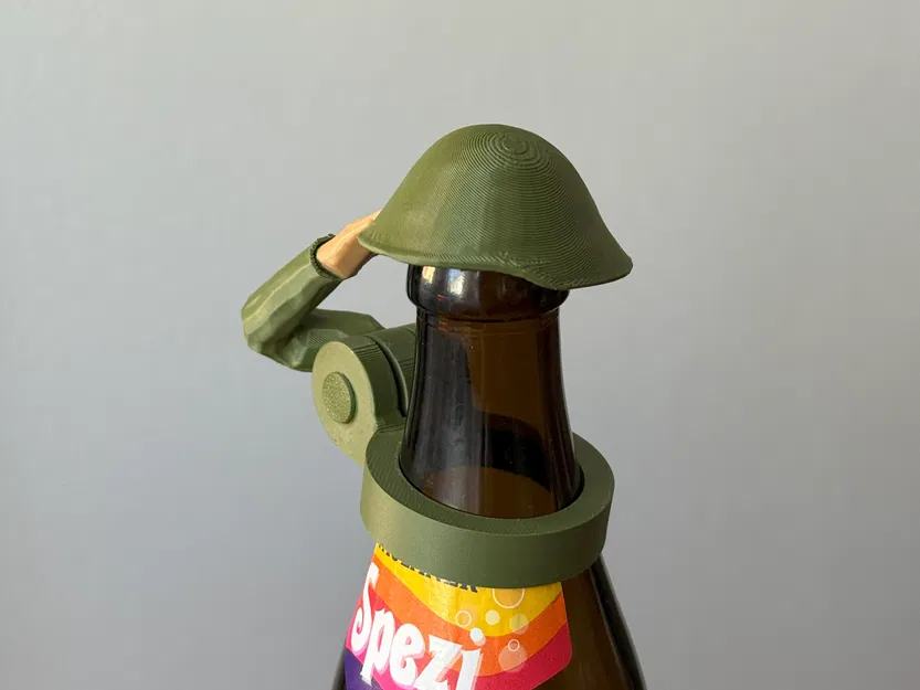 NVA M56 - Mũ đội chai bia (Beer Bottle Helmet / Bier Flaschen Helm) - Image 3