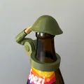 NVA M56 - Mũ đội chai bia (Beer Bottle Helmet / Bier Flaschen Helm) - Thumbnail 3