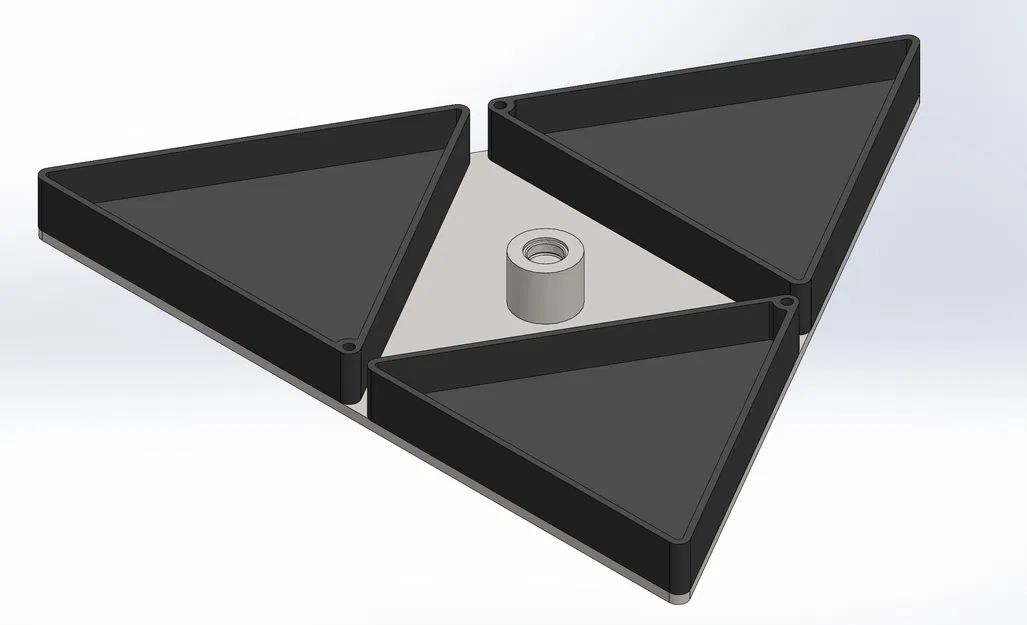 Hộp Lưu Trữ Tam Giác – Triangle Storage Organizer (Sortierbox) Cơ Chế Xoay - Image 4