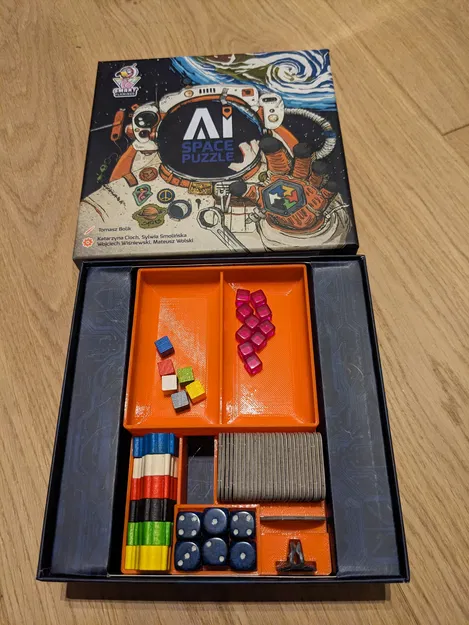 Khay insert cho boardgame AI Space Puzzle - Image 1
