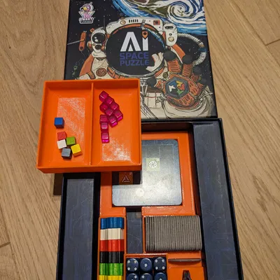 Khay insert cho boardgame AI Space Puzzle
