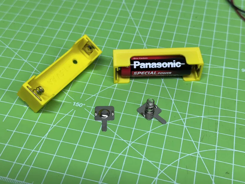 Khay giữ pin AA có lỗ bắt vít - Image 2