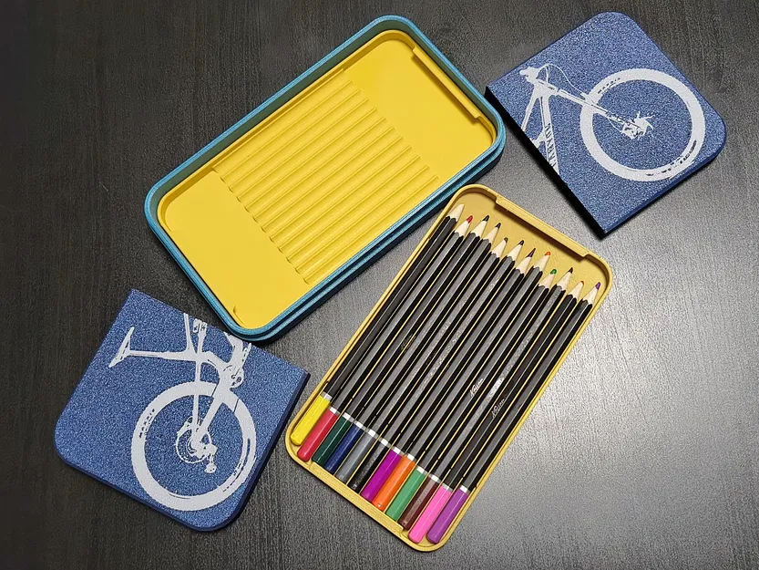 Hộp đựng bút chì màu & bút chì Box for Crayons and Pencils V2 - Image 2