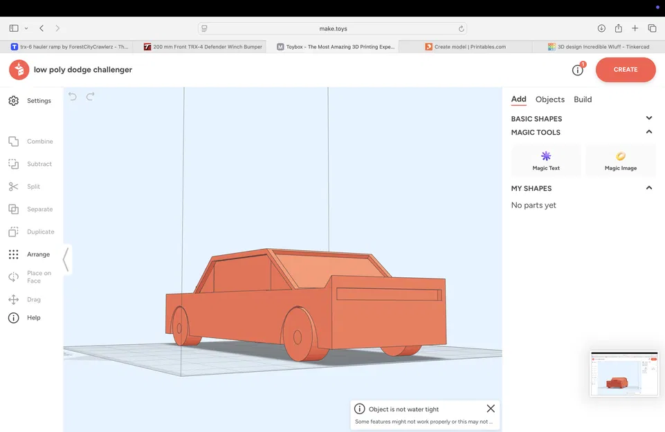 Low Poly Dodge Challenger - Image 2