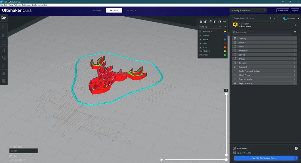 ad. ENDER 3 v2: Nắp che X-motor - Image 11