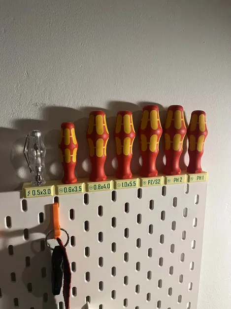 Giá treo SKADIS/treo tường cho bộ Wera VDE 7 món - Image 1