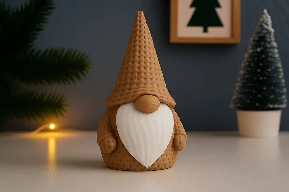 Gnome Đan Len (Knitted Gnome) - Image 1