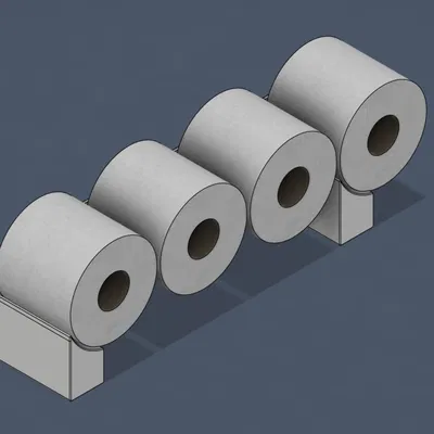 Giá treo cuộn giấy vệ sinh “poop”