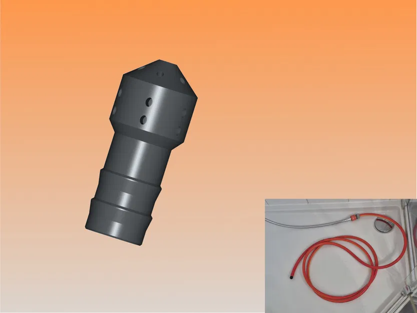 Đầu vòi xịt vệ sinh cho vòi tưới vườn (Cleaning Nozzle for Garden Hose) - Image 1