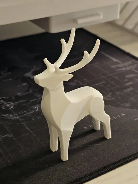 Cặp Tuần Lộc Giáng Sinh (Christmas reindeers) In 3D - Image 3