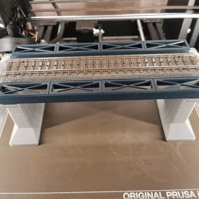 Cầu dàn thép Märklin H0 Rail-C 188mm đoạn thẳng (nhiều chi tiết)