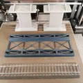 Cầu dàn thép Märklin H0 Rail-C 188mm đoạn thẳng (nhiều chi tiết) - Thumbnail 2