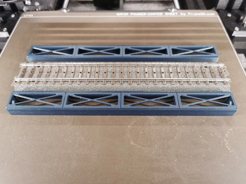 Cầu dàn thép Märklin H0 Rail-C 188mm đoạn thẳng (nhiều chi tiết) - Image 7