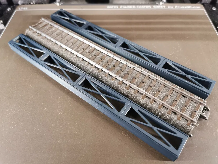 Cầu dàn thép Märklin H0 Rail-C 188mm đoạn thẳng (nhiều chi tiết) - Image 8