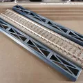 Cầu dàn thép Märklin H0 Rail-C 188mm đoạn thẳng (nhiều chi tiết) - Thumbnail 8