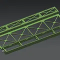 Cầu dàn thép Märklin H0 Rail-C 188mm đoạn thẳng (nhiều chi tiết) - Thumbnail 10