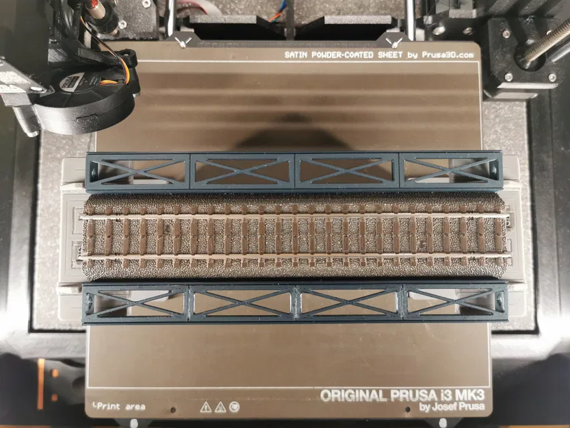 Cầu dàn thép Märklin H0 Rail-C 188mm đoạn thẳng (nhiều chi tiết) - Image 15