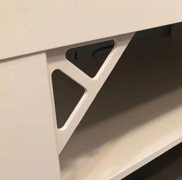 Ke góc chữ L chống rung cho bàn (tương thích IKEA LACK) - Image 1