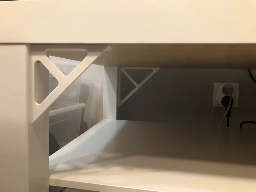 Ke góc chữ L chống rung cho bàn (tương thích IKEA LACK) - Image 4