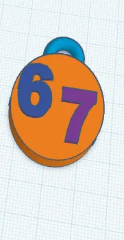 Móc khóa 67 - Image 1