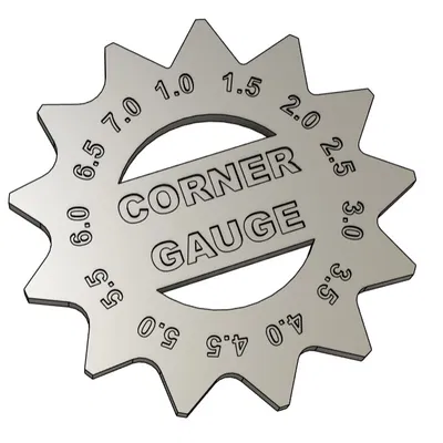 Thước đo bán kính góc ngoài (Outer Corner Gauge)