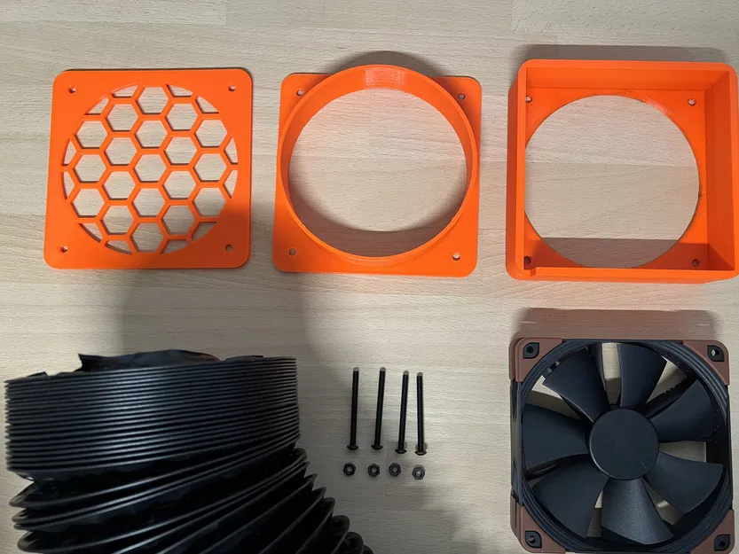 Vỏ quạt 120 mm (Fan housing 120 mm) - Image 2