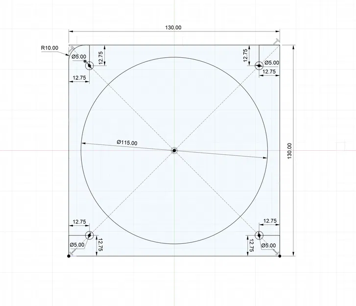 Vỏ quạt 120 mm (Fan housing 120 mm) - Image 6