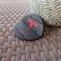 Coaster Flexi Logo Tesla - Thumbnail 2