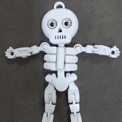 Đồ chơi bộ xương khớp nối (Articulated) tương thích mắt thủy tinh 8mm