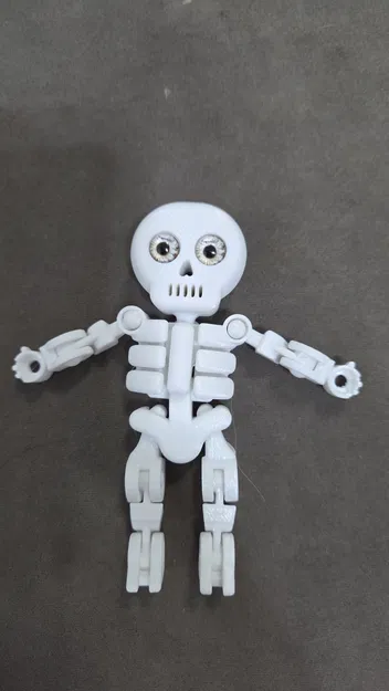 Đồ chơi bộ xương khớp nối (Articulated) tương thích mắt thủy tinh 8mm - Image 2