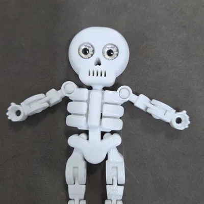 Đồ chơi bộ xương khớp nối (Articulated) tương thích mắt thủy tinh 8mm