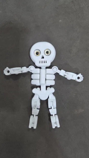 Đồ chơi bộ xương khớp nối (Articulated) tương thích mắt thủy tinh 8mm - Image 3