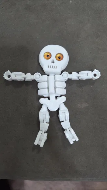 Đồ chơi bộ xương khớp nối (Articulated) tương thích mắt thủy tinh 8mm - Image 4