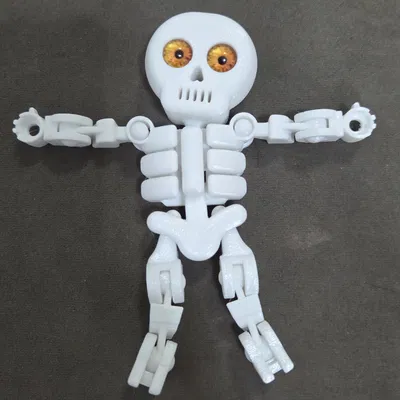 Đồ chơi bộ xương khớp nối (Articulated) tương thích mắt thủy tinh 8mm