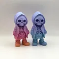 Tượng Bộ Xương "Chất Chơi" Trong Hoodie - Thumbnail 4