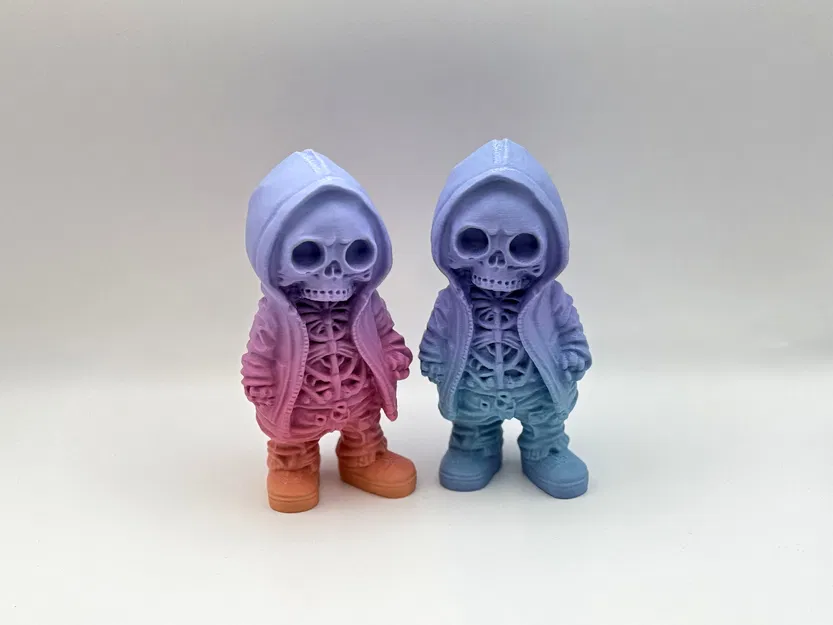 Tượng Bộ Xương "Chất Chơi" Trong Hoodie - Image 5