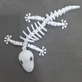 Bộ xương thằn lằn gecko Flexi - tương thích mắt kính 8mm - Thumbnail 3