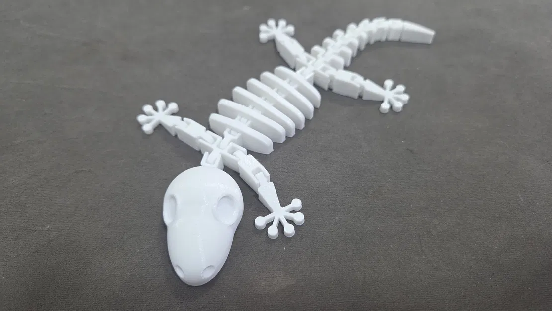 Bộ xương thằn lằn gecko Flexi - tương thích mắt kính 8mm - Image 7