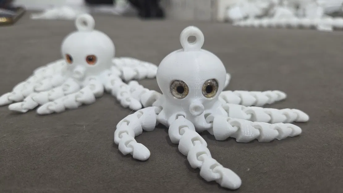 Móc Khóa Bạch Tuộc Khớp Nối – Tương thích mắt kính 6mm + 8mm - Image 1