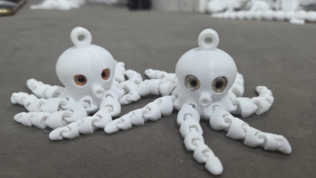 Móc Khóa Bạch Tuộc Khớp Nối – Tương thích mắt kính 6mm + 8mm - Image 3